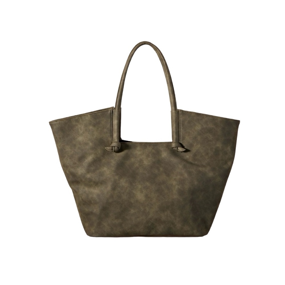 Anthropologie Khaki Green Tote